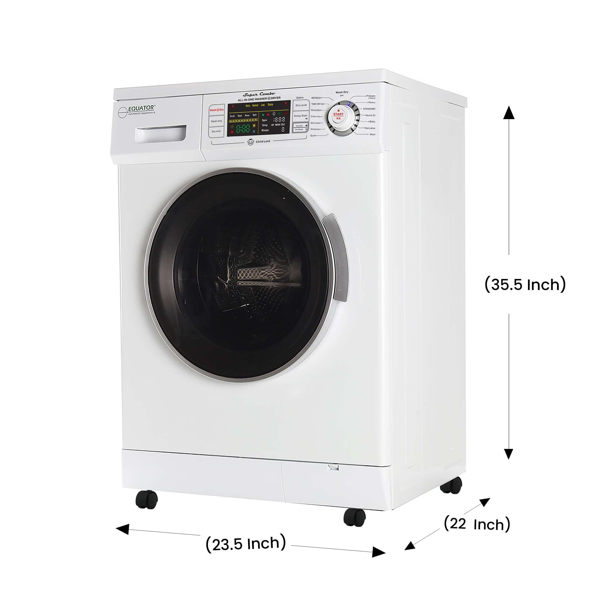 Washer dryer combo ventless 110v deals